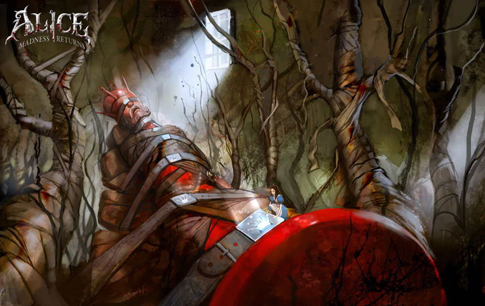 Red King Art from Alice: Madness Returns