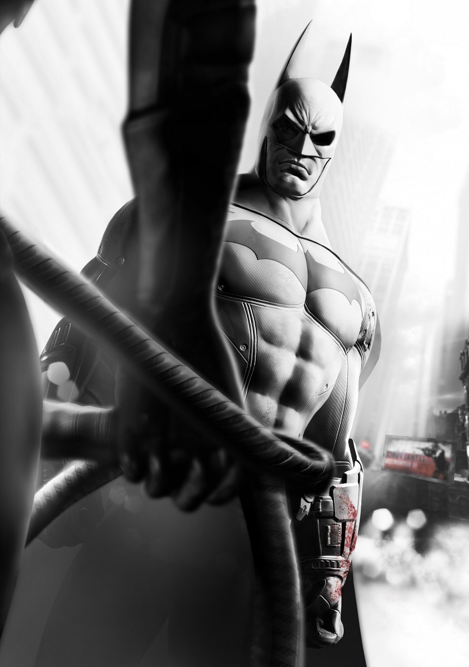 Batman Meets Catwoman Art from Batman: Arkham City