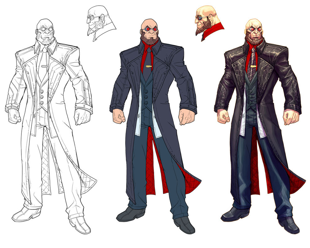Hugo Strange Concept Art from Batman: Arkham City