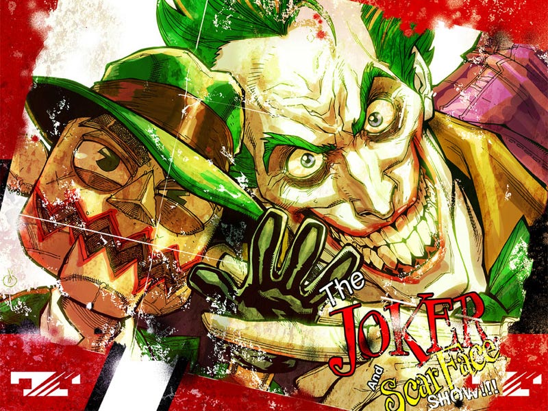 Joker Billboard Art from Batman: Arkham City