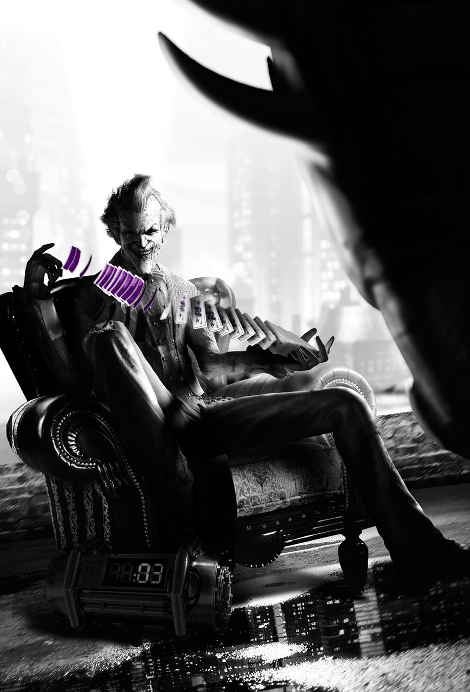 Joker Artwork from Batman: Arkham City