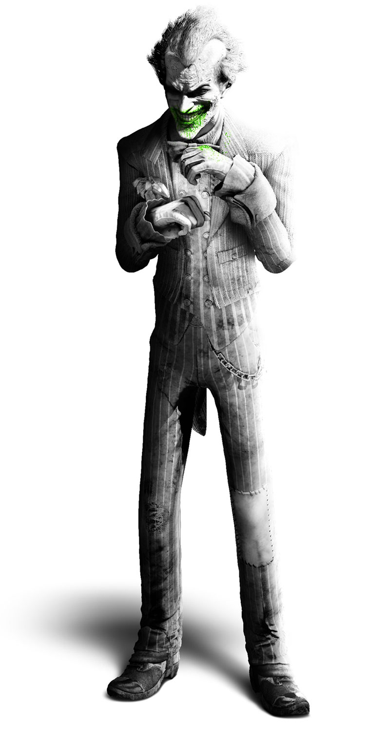 Joker Character Art from Batman: Arkham City