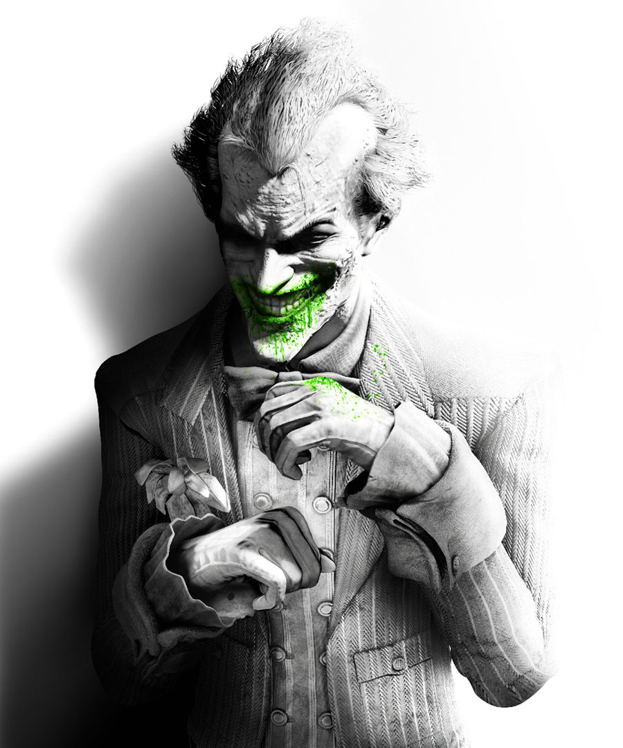 Joker Art from Batman: Arkham City