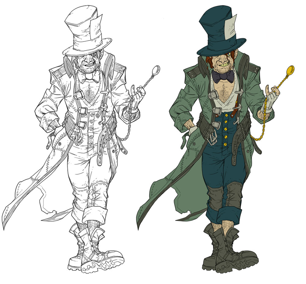 Mad Hatter Art from Batman: Arkham City