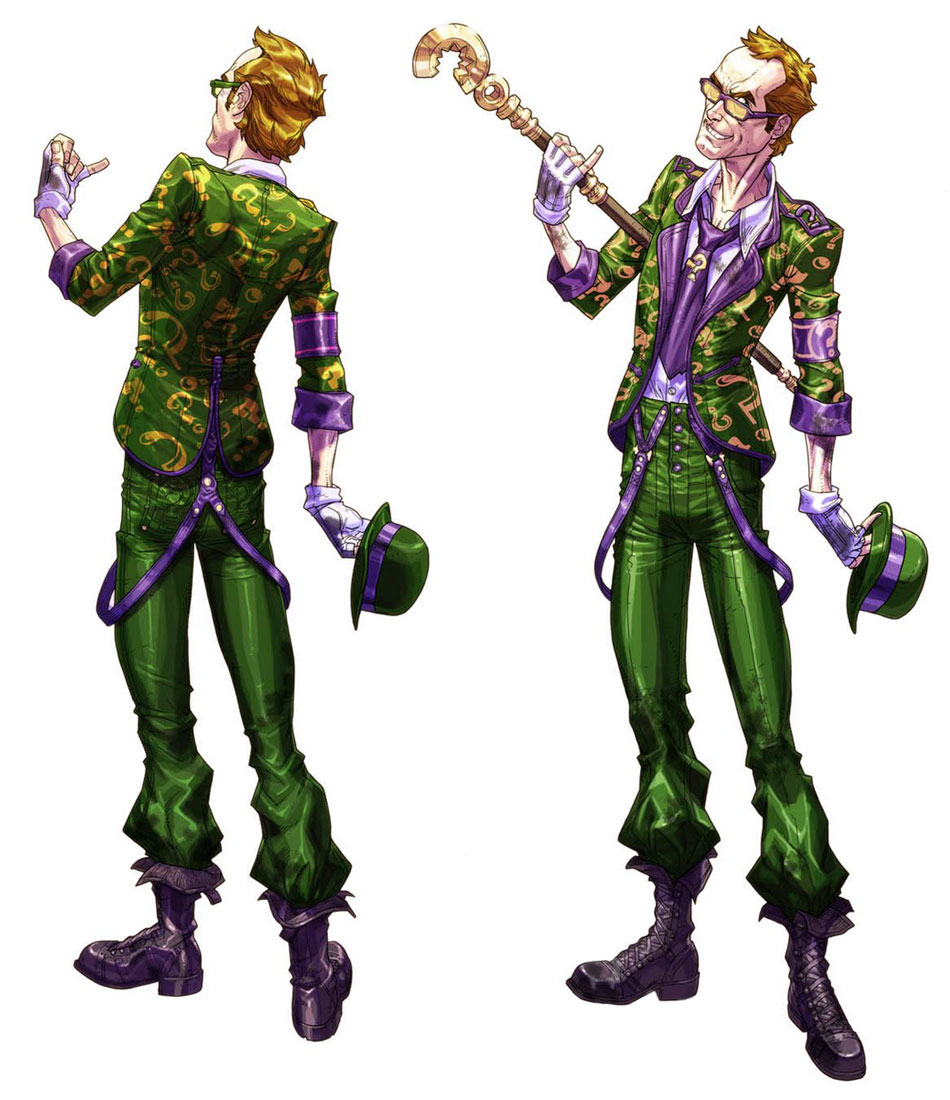 Riddler Art from Batman: Arkham City
