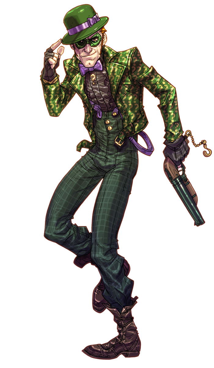 Riddler Art from Batman: Arkham City