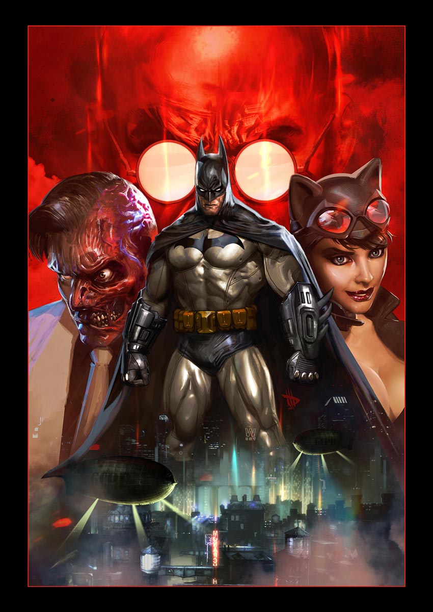 Unhinged Comic Cover Art from Batman: Arkham City