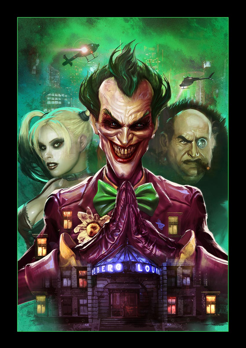 Joker Unhinged Comic Cover Art from Batman: Arkham City