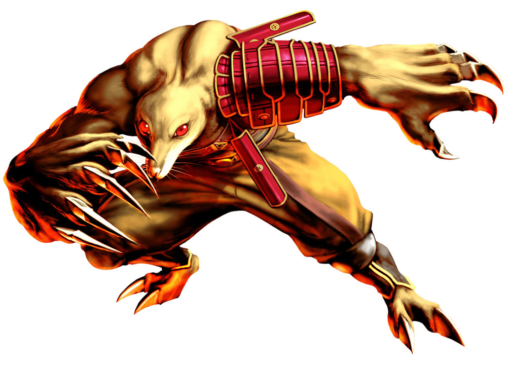 Bakuryu, Mole Form Art from Bloody Roar 3