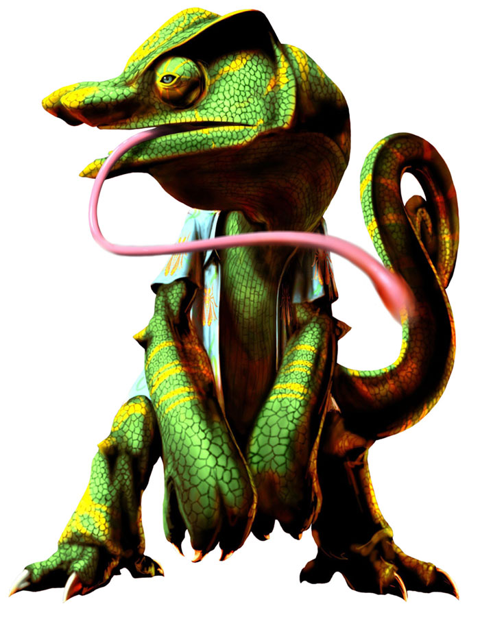 Busuzima, Chameleon Form Art from Bloody Roar 3