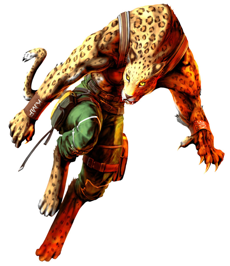 Shina, Leopard Form Art from Bloody Roar 3