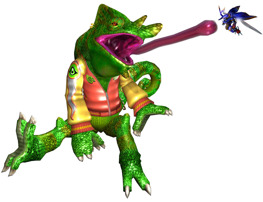 Busuzima, Chameleon Form Art from Bloody Roar Extreme