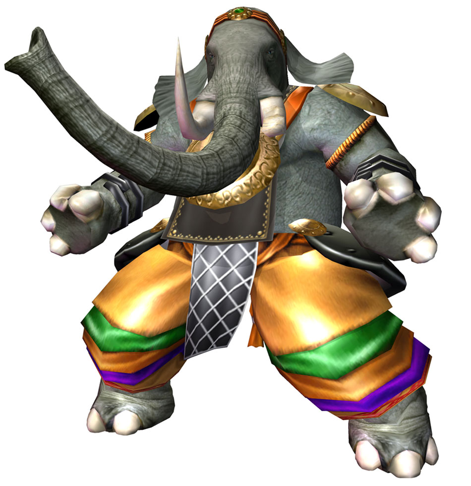 Ganesha, Elephant Form Art from Bloody Roar Extreme