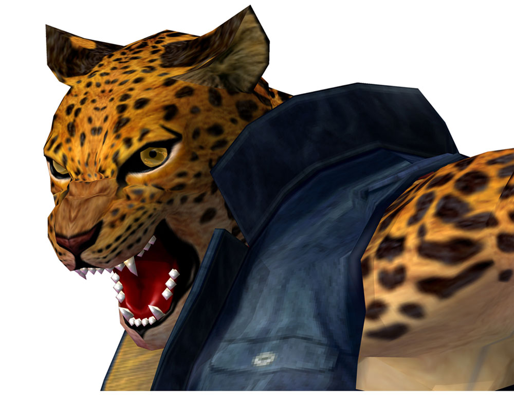 Shina, Leopard Portrait Art from Bloody Roar Extreme