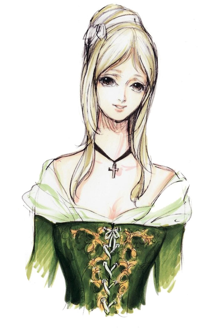 Annette Concept Art from Castlevania: Dracula X Chronicles