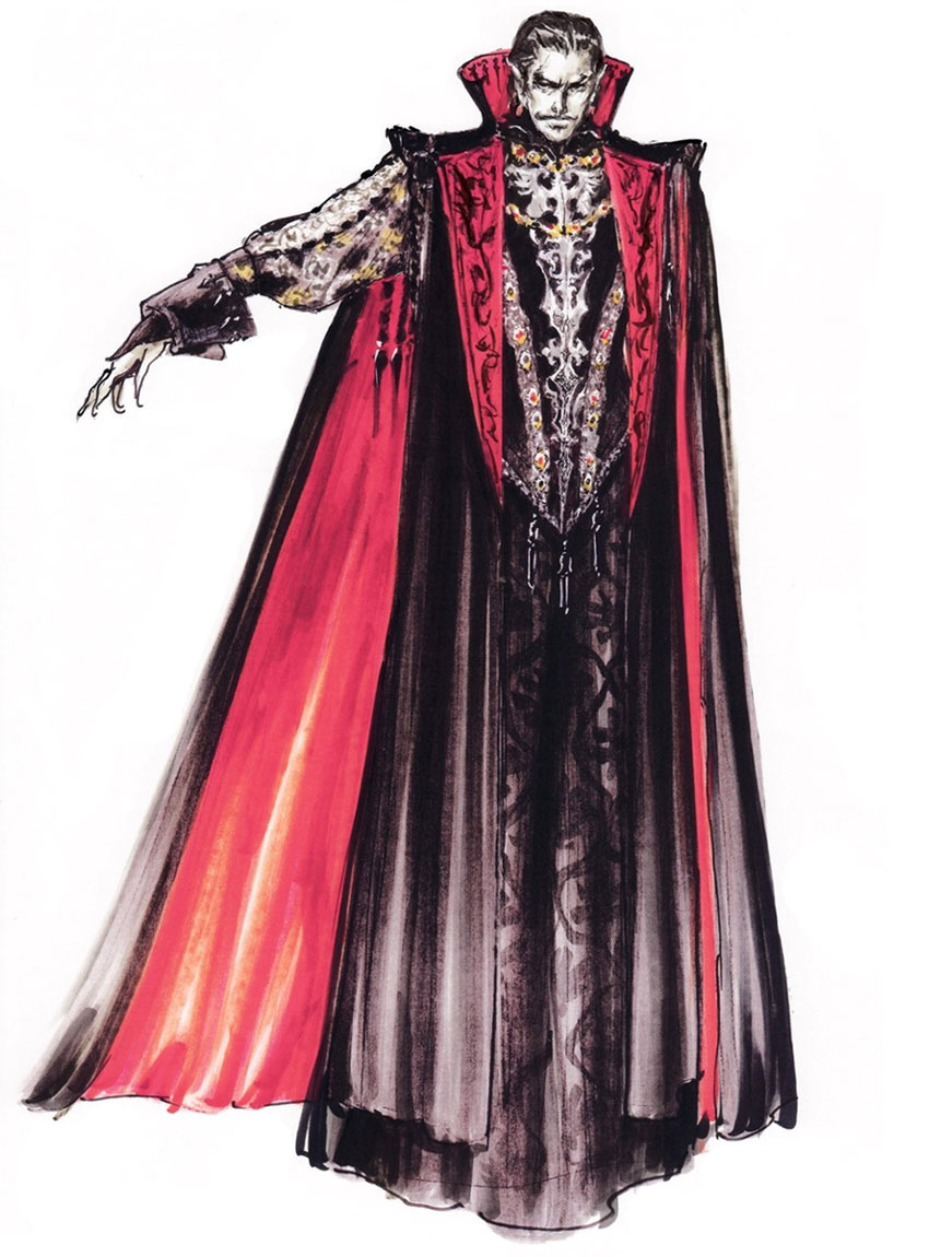 Dracula Art from Castlevania: Dracula X Chronicles