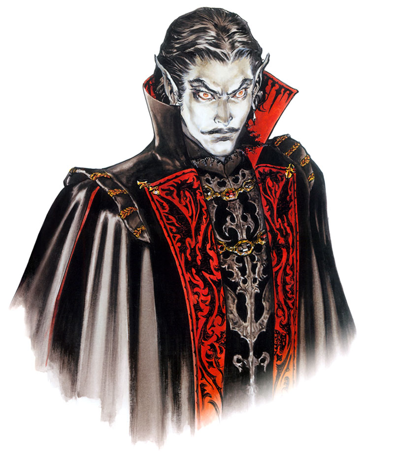 Dracula Portrait Art from Castlevania: Dracula X Chronicles