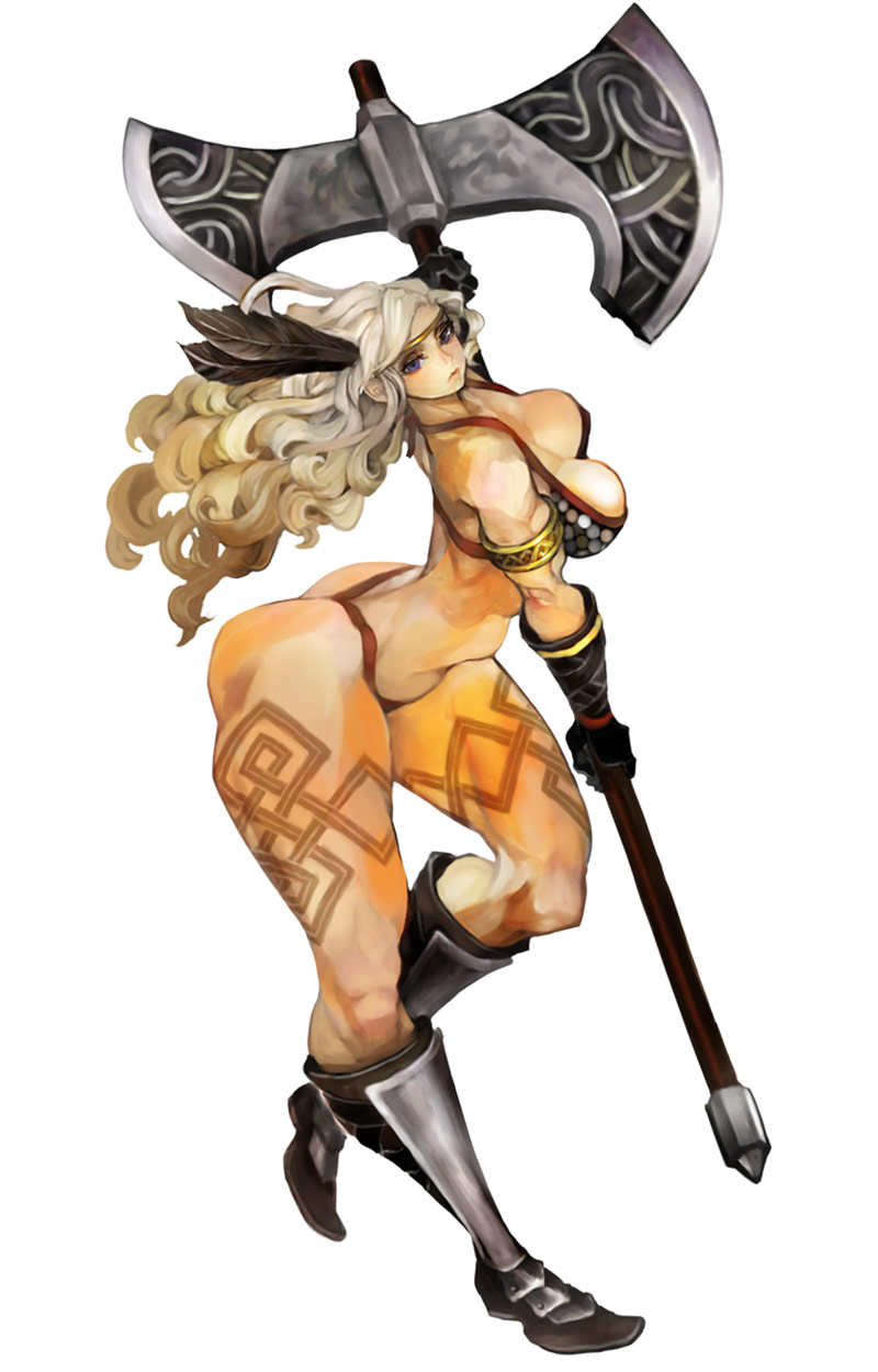 Amazon Concept Art from Dragon's Crown