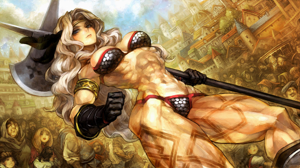 Amazon Epilogue Art from Dragon's Crown