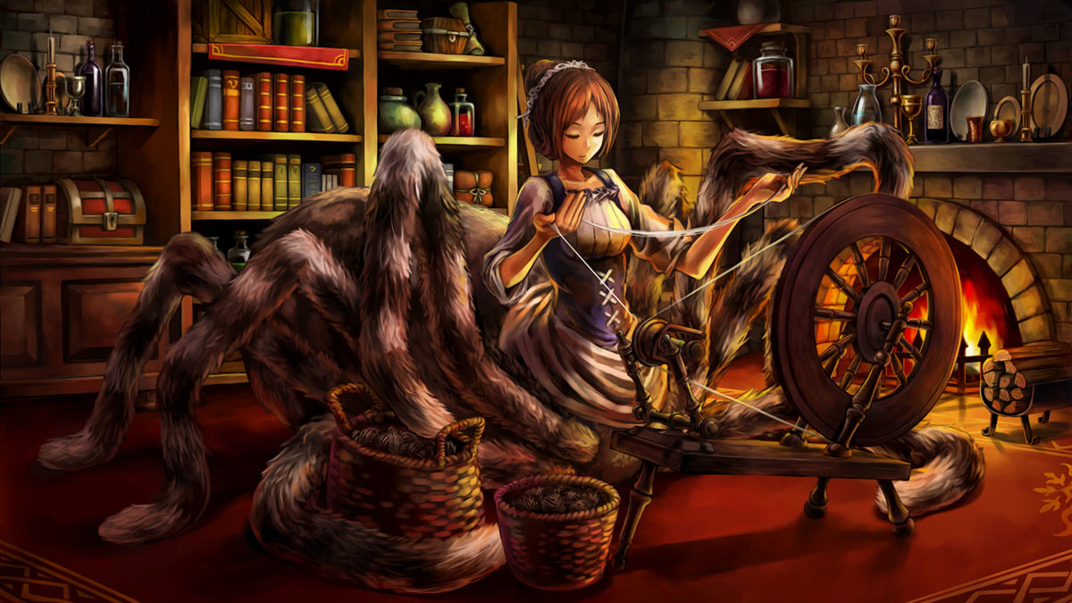 Arachne Art from Dragon's Crown