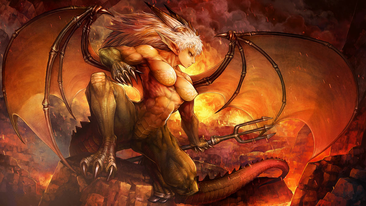 Dragonkin Art from Dragon's Crown
