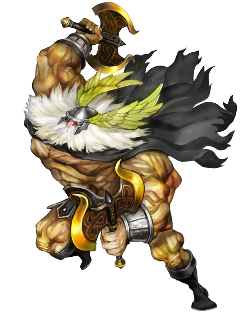 Dwarf Concept Art from Dragon's Crown