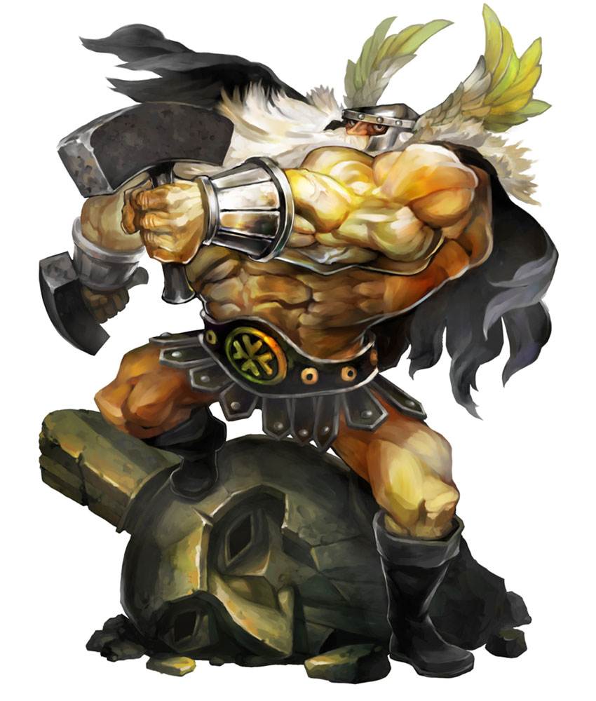 Dwarf Art from Dragon's Crown