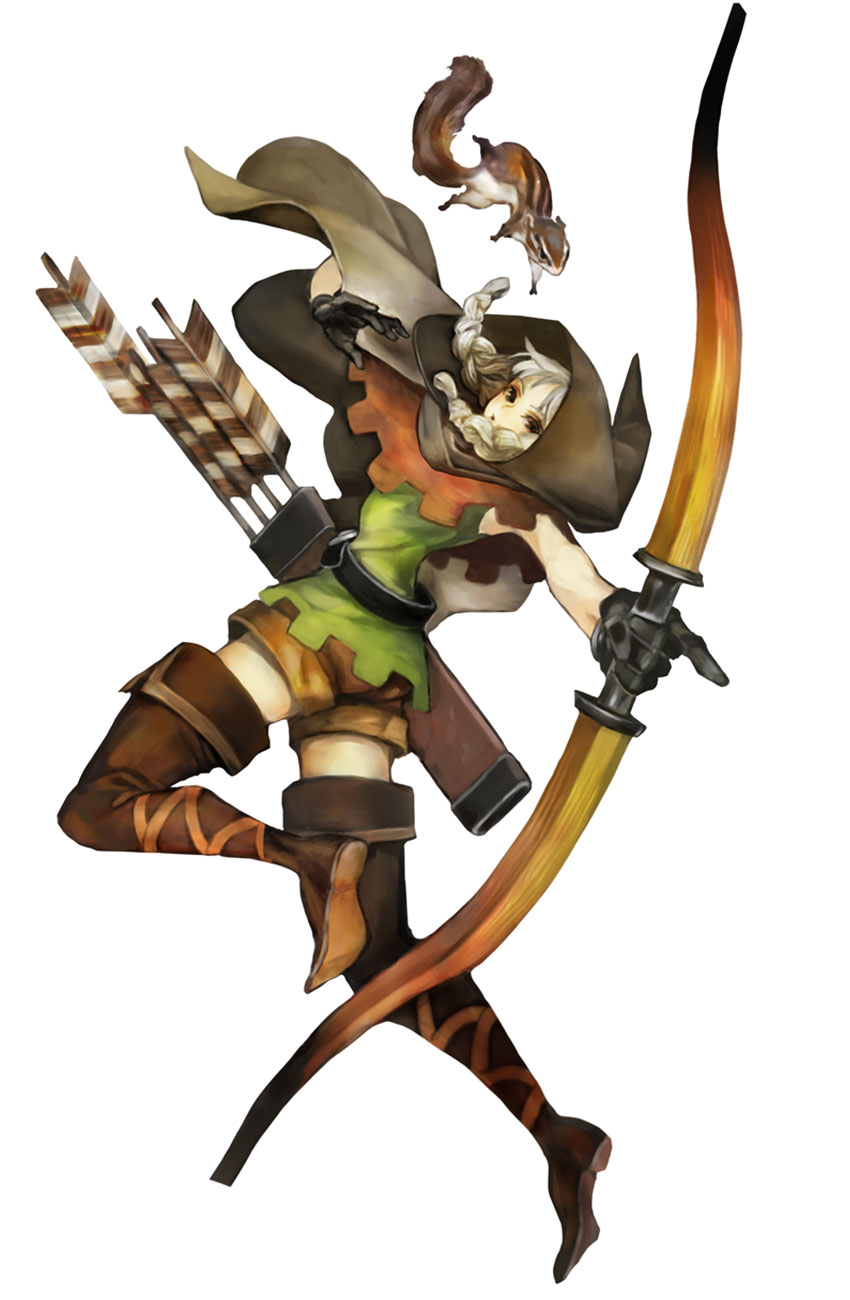 Elf Concept Art from Dragon's Crown