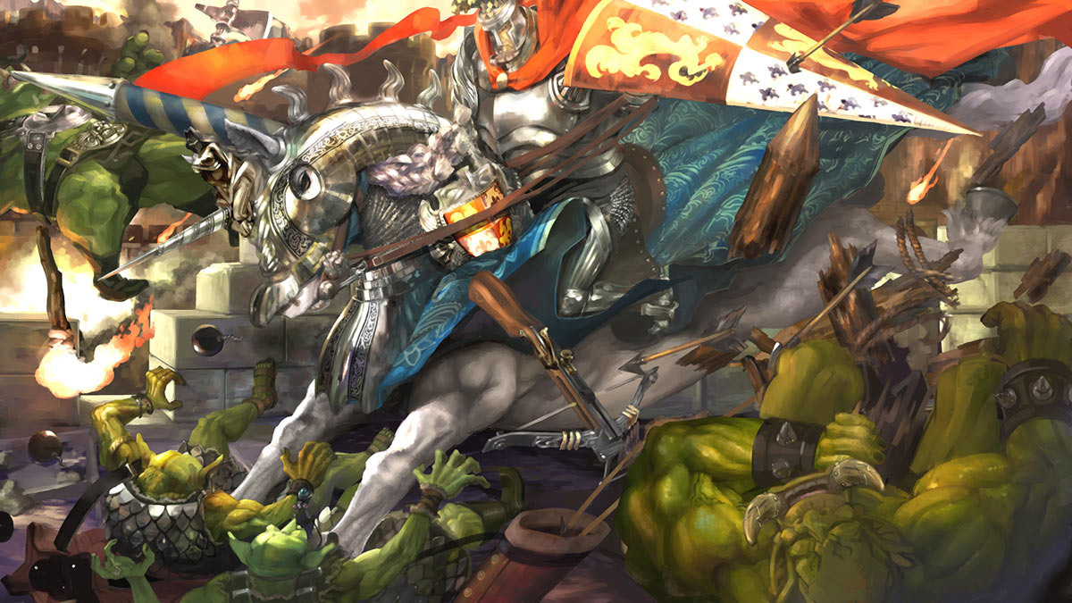 Javleen the Hero Art from Dragon's Crown