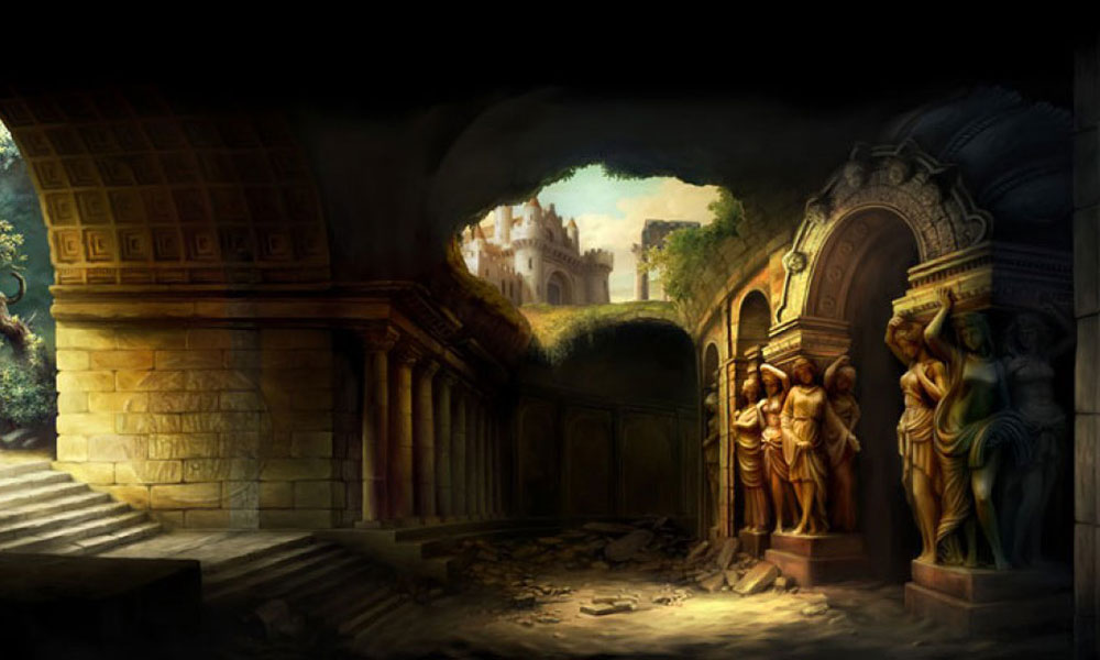Labyrinth Entrance Art from Dragon's Crown