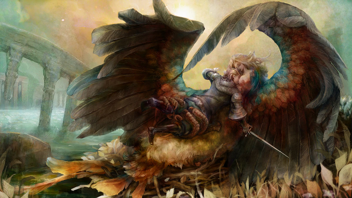 The Harpy's Charms Art from Dragon's Crown