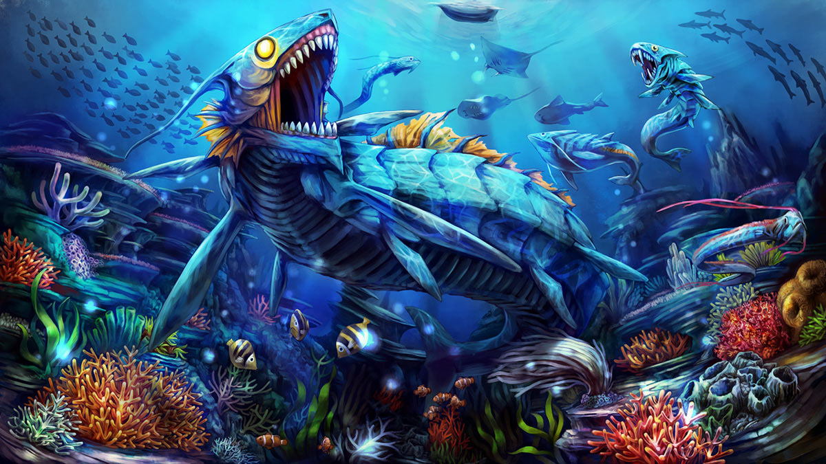 The Mythical Sea Serpent Art from Dragon's Crown
