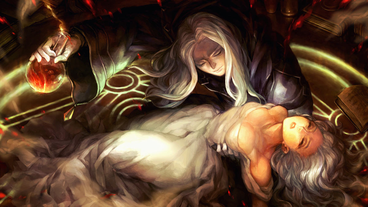 Wizard Epilogue Art from Dragon's Crown