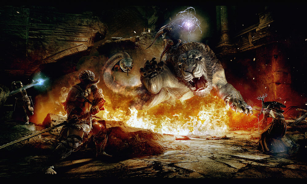 Chimera Art from Dragon's Dogma