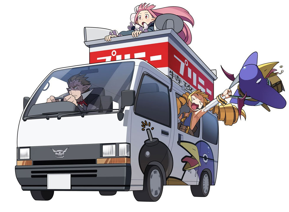 Prinny Van Art from Disgaea 4: A Promise Unforgotten