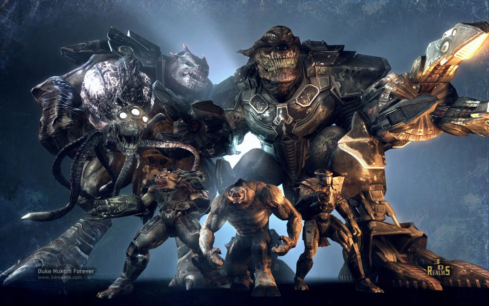 Alien Monsters Art from Duke Nukem Forever