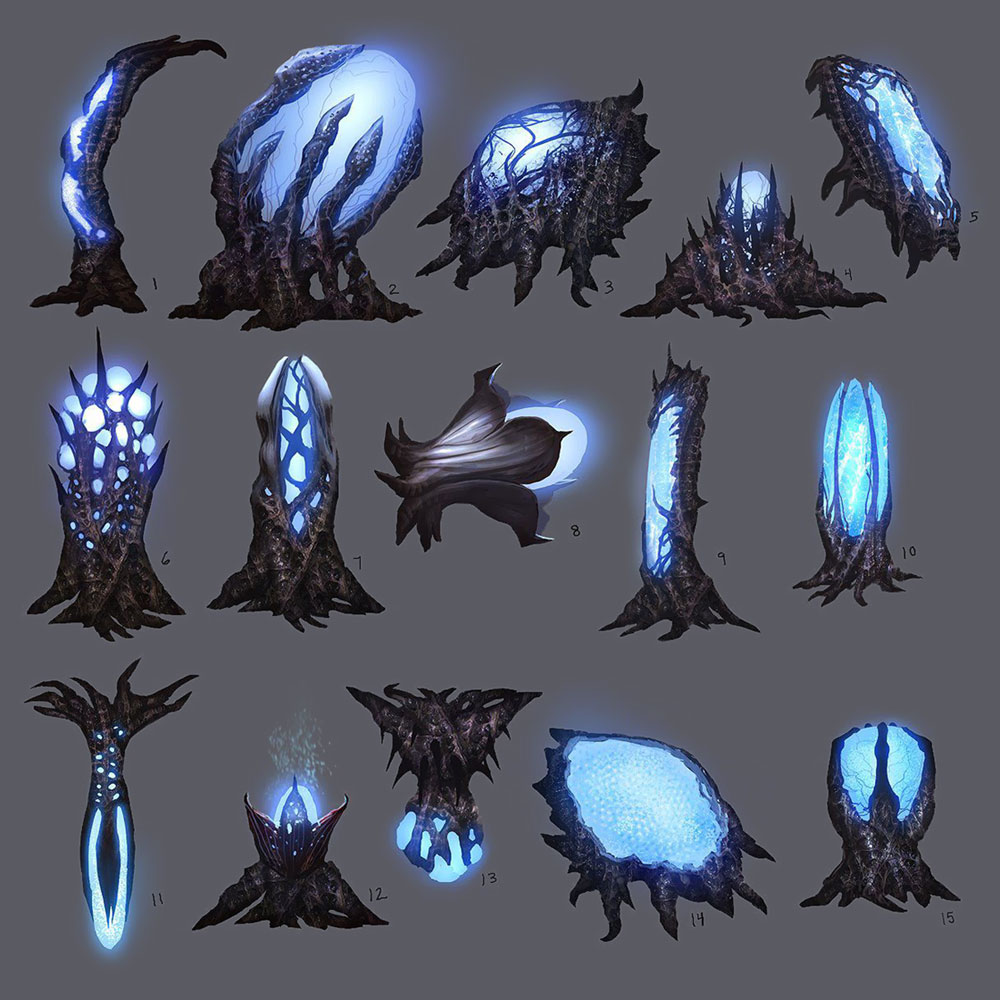 Alien Pods Art from Duke Nukem Forever