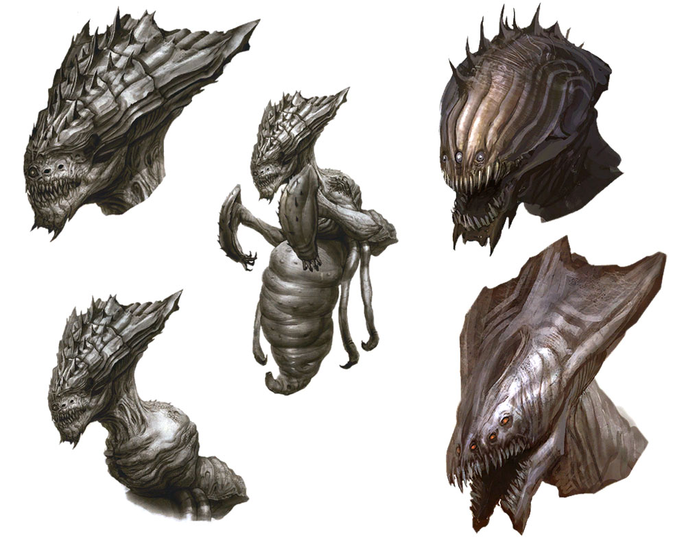 Alien Queen Concept Art from Duke Nukem Forever
