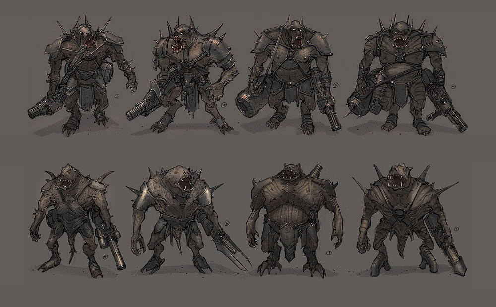 Battlelord Concept Art from Duke Nukem Forever