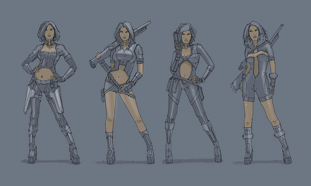 Bombshell Art from Duke Nukem Forever