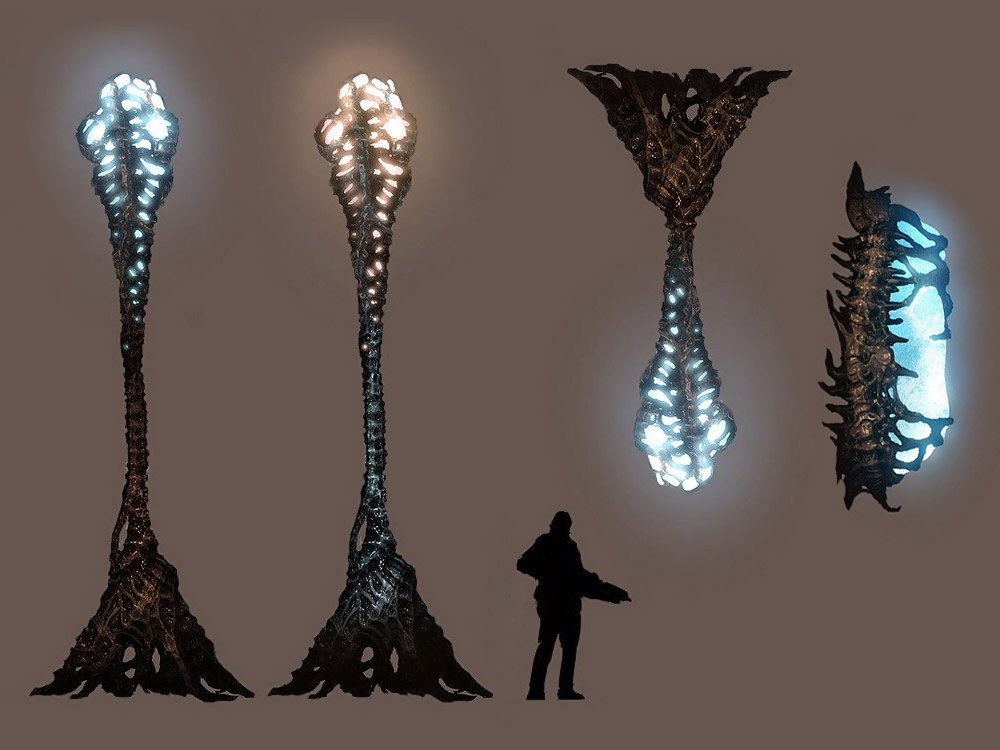 Alien Hive Lights Art from Duke Nukem Forever