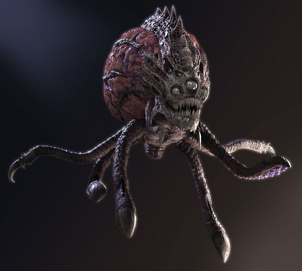 Octabrain Render from Duke Nukem Forever