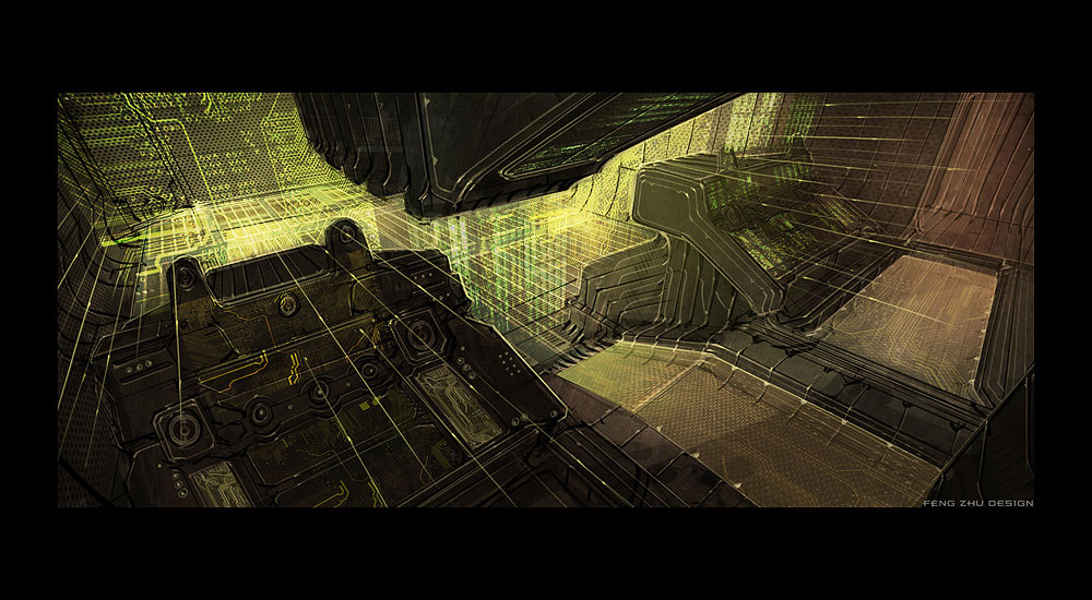 Ship Interior Art from Duke Nukem Forever
