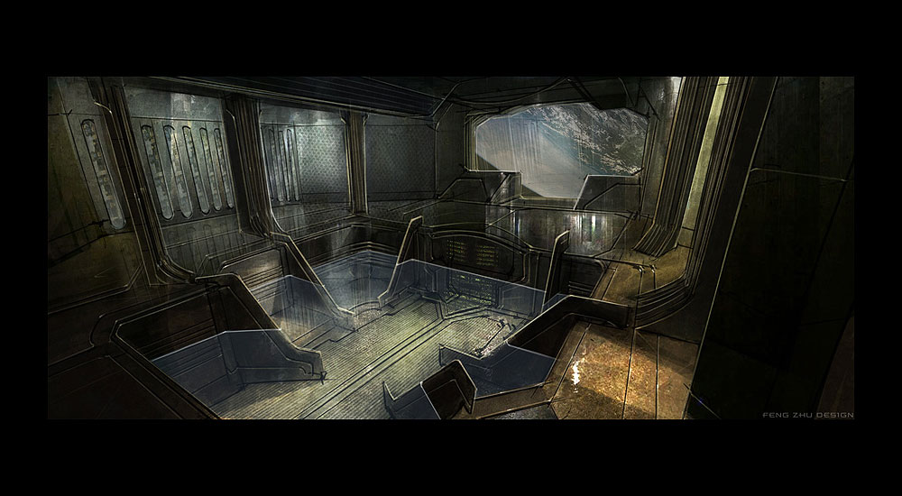 Ship Interior Art from Duke Nukem Forever