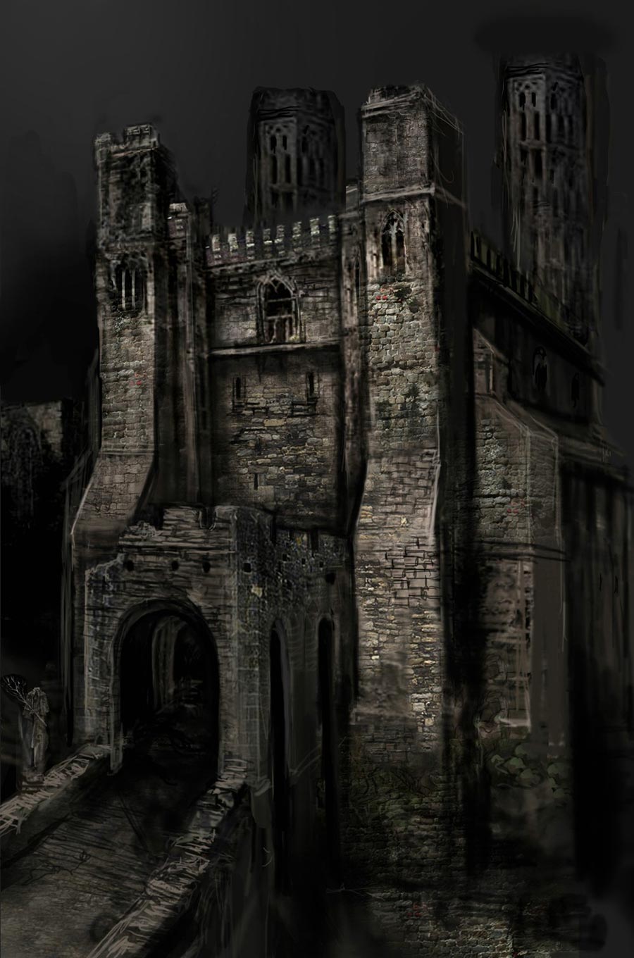 Area Concept Art from Dark Souls