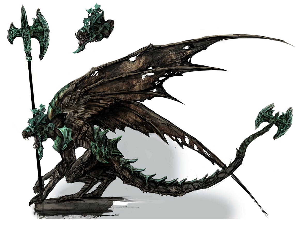 Bell Gargoyle Art from Dark Souls