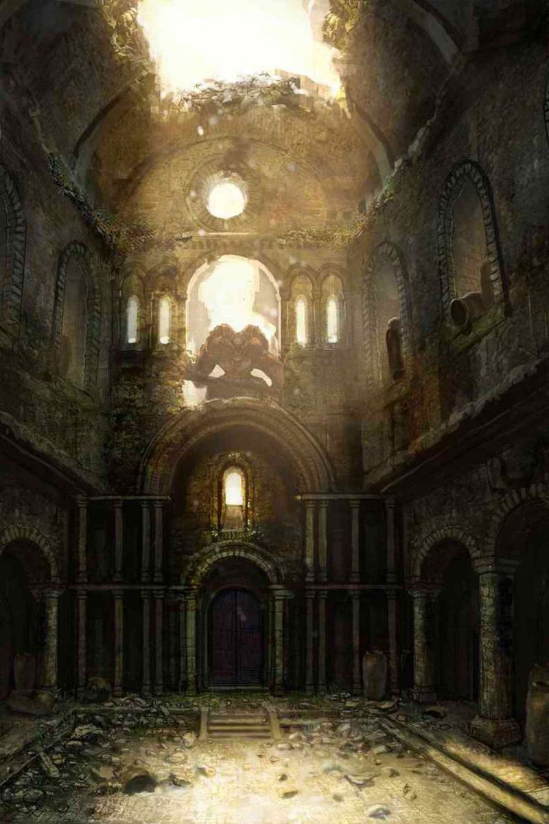 Courtyard Art from Dark Souls