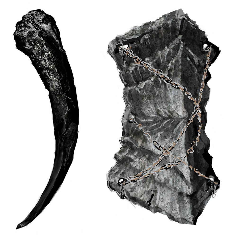 Dragon Tooth Art from Dark Souls