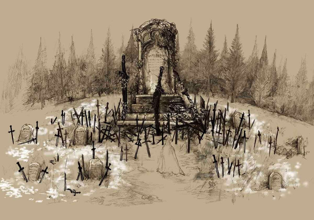 Grave of Swords Art from Dark Souls