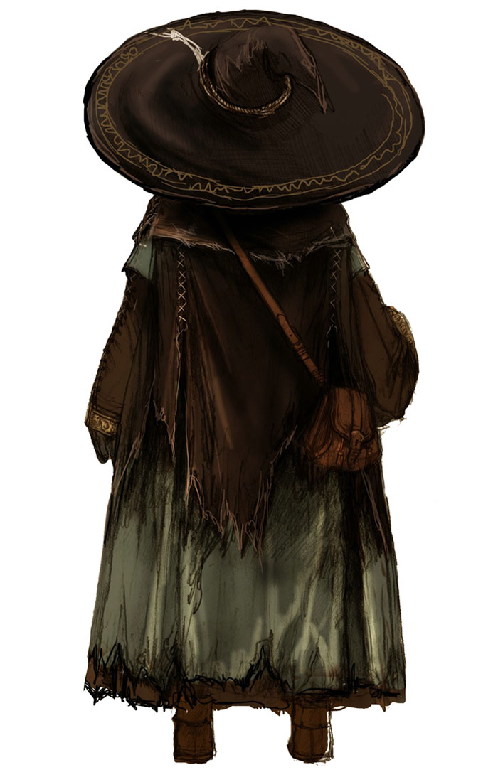 Mage - Back Art from Dark Souls